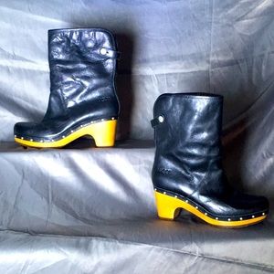 UGG black platform boots